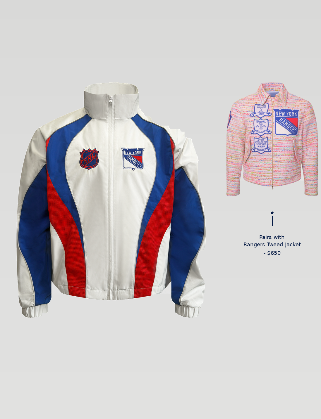 New York Rangers Windbreaker