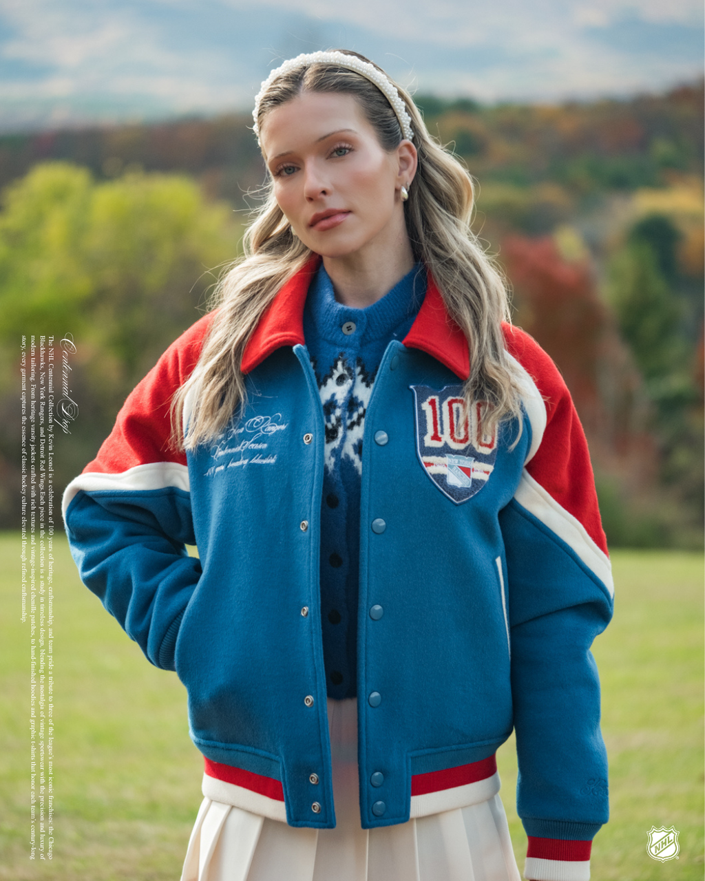 New York Rangers Centennial Varsity Jacket