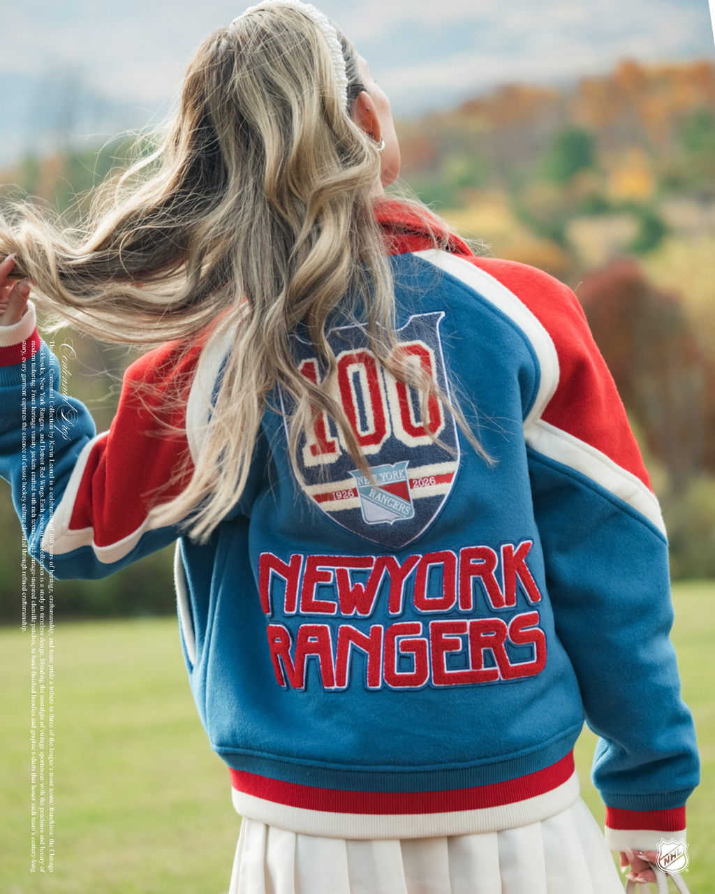 New York Rangers Centennial Varsity Jacket