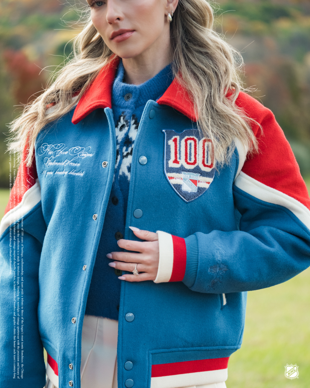 New York Rangers Centennial Varsity Jacket