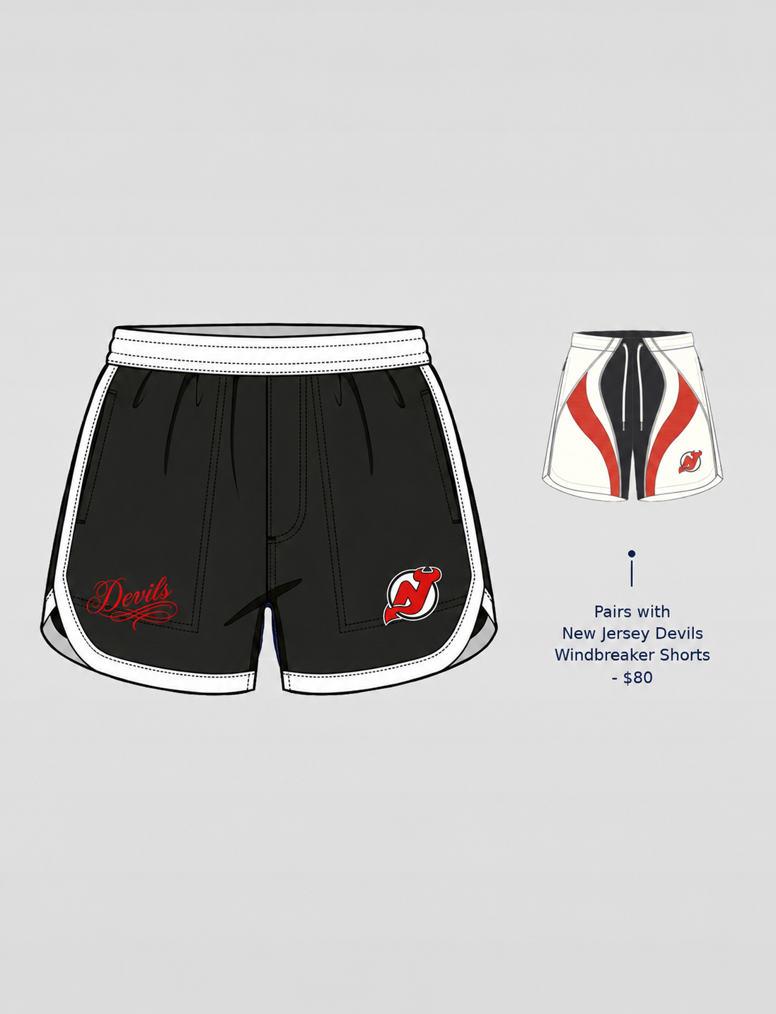 New Jersey Devils Gym Shorts