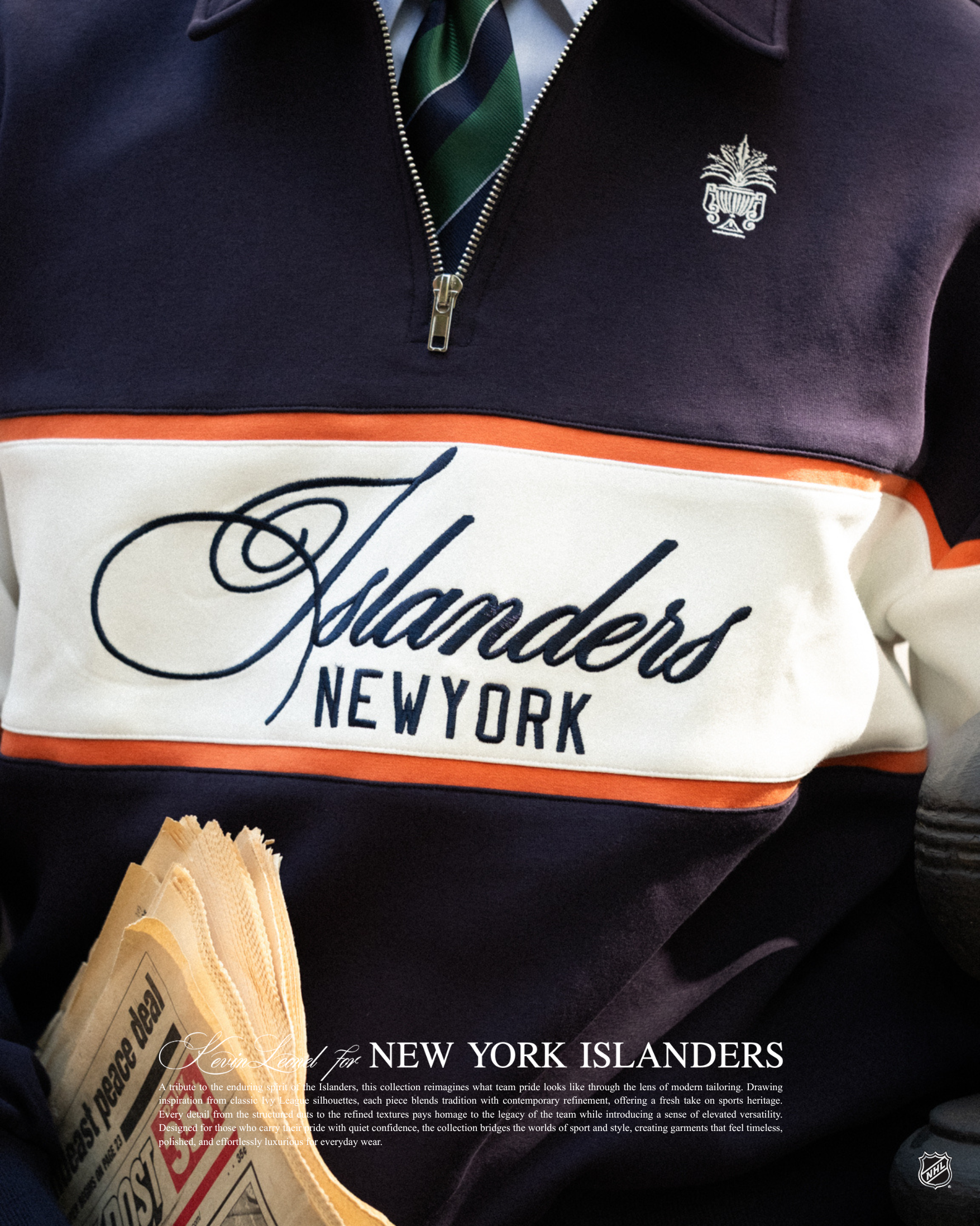 Islanders Quarter Zip Sweater