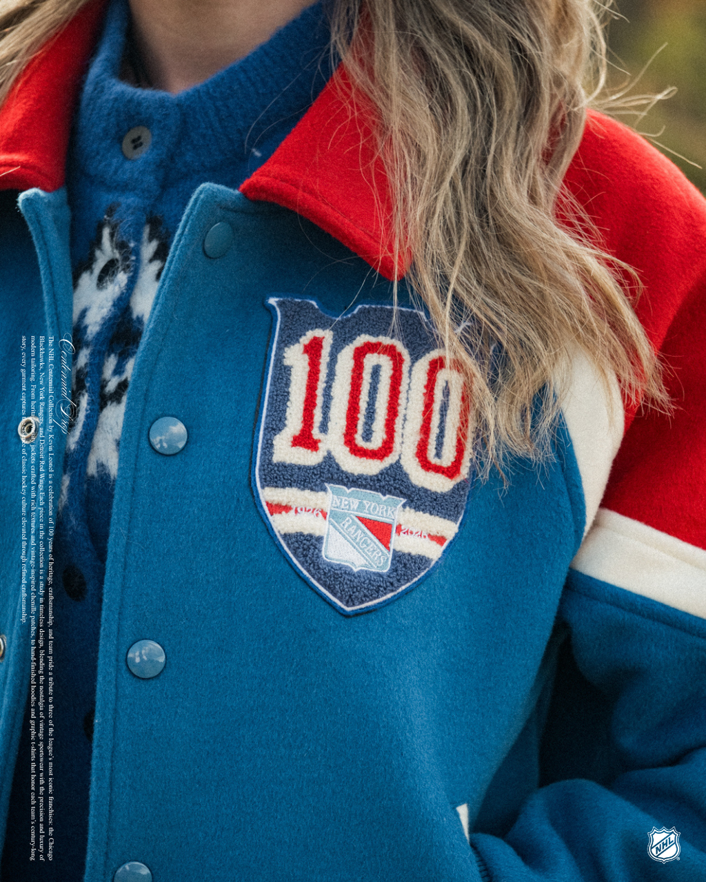 New York Rangers Centennial Varsity Jacket