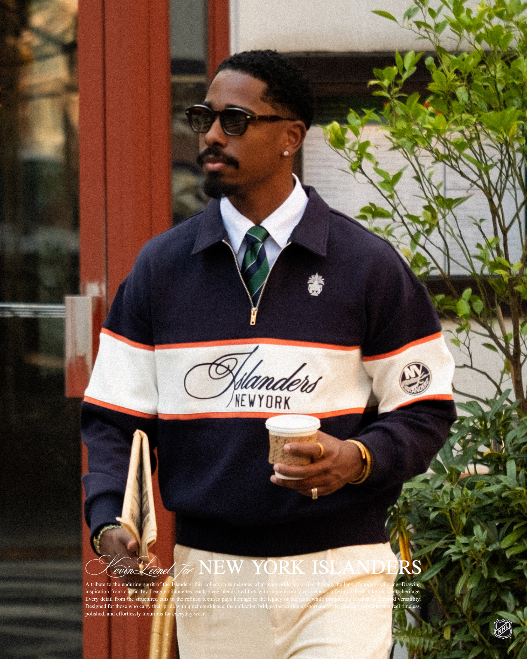 Islanders Quarter Zip Sweater