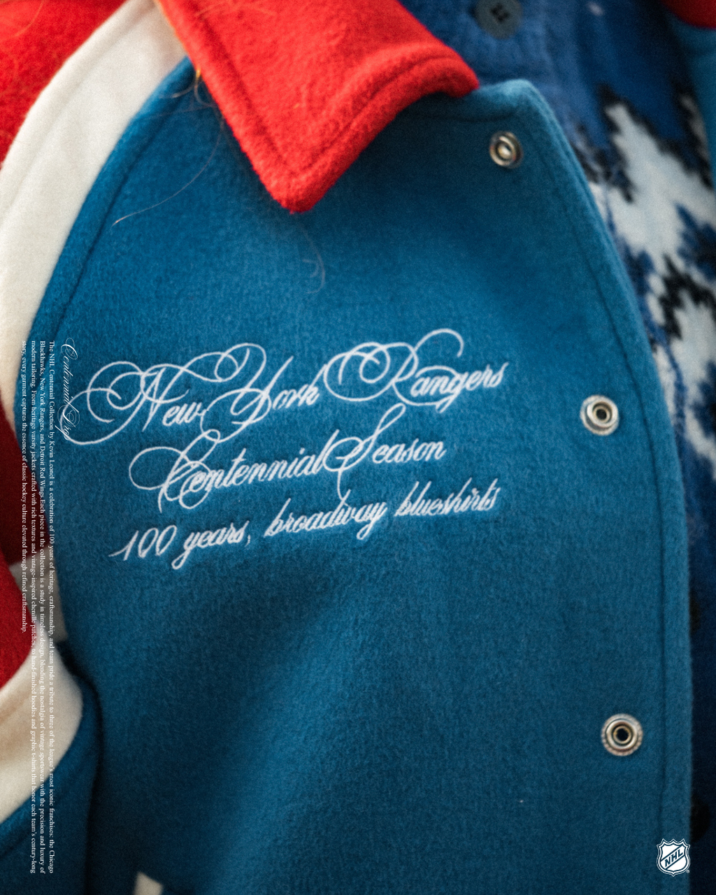 New York Rangers Centennial Varsity Jacket