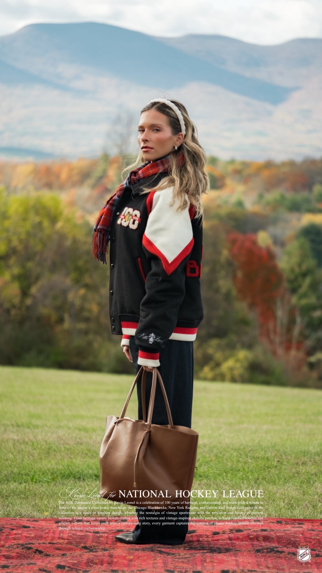 Black Hawks Centennial Varsity Jacket (Pre-Order)