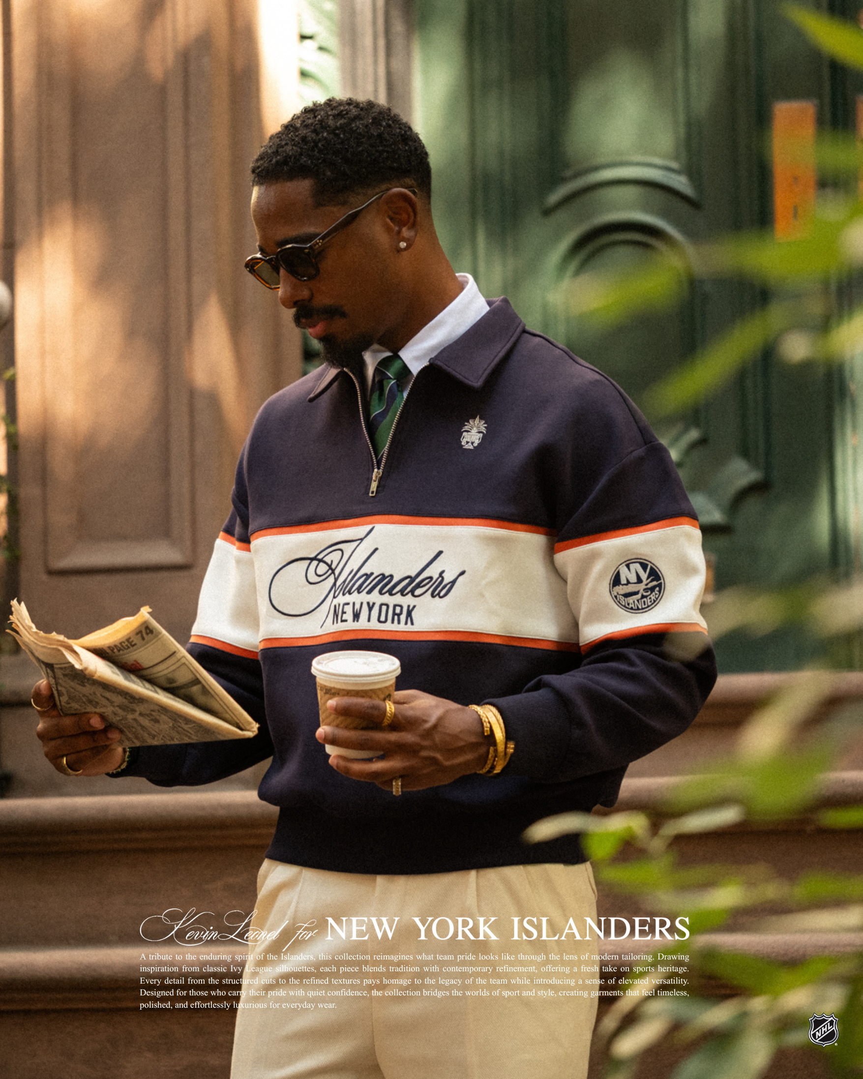 Islanders Quarter Zip Sweater