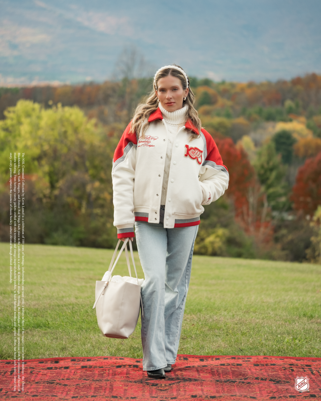 Detroit Red Wings Centennial Varsity Jacket