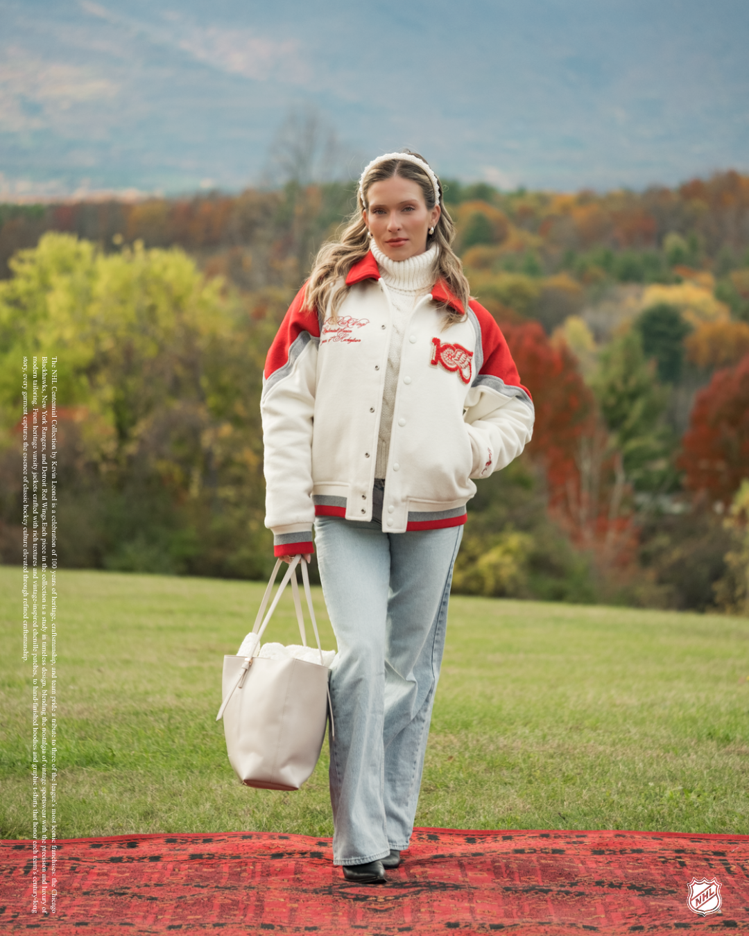 Detroit Red Wings Centennial Varsity Jacket