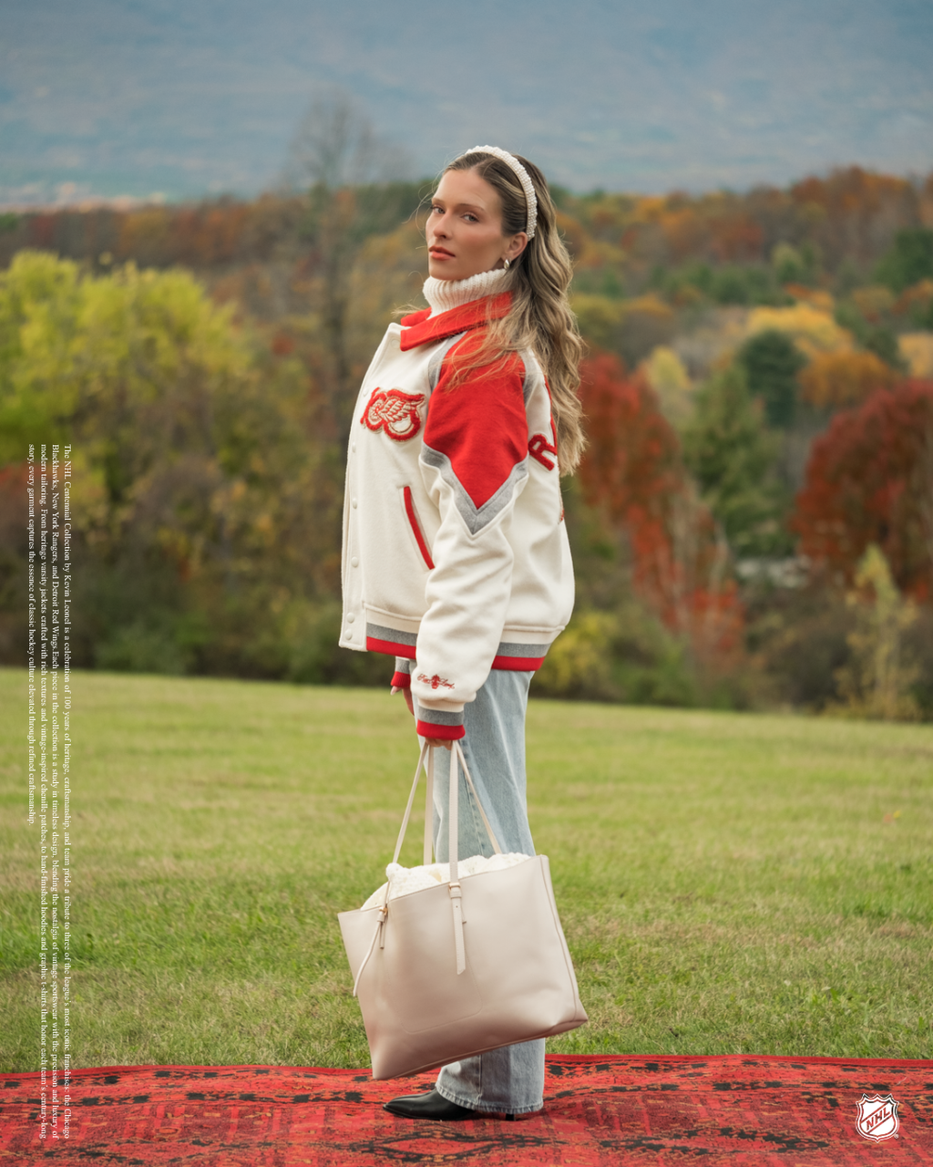 Detroit Red Wings Centennial Varsity Jacket