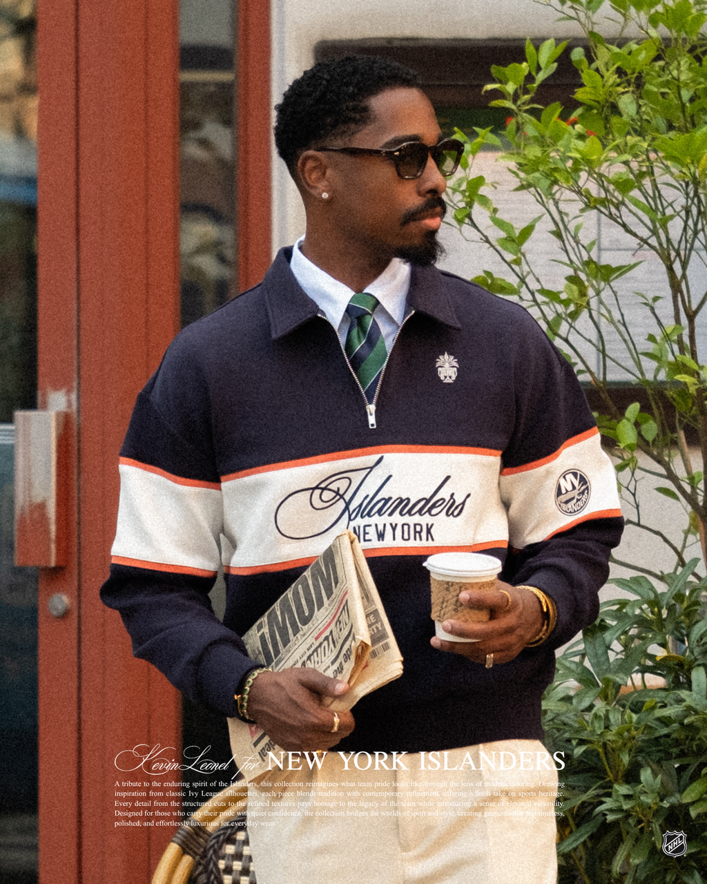 Islanders Quarter Zip Sweater
