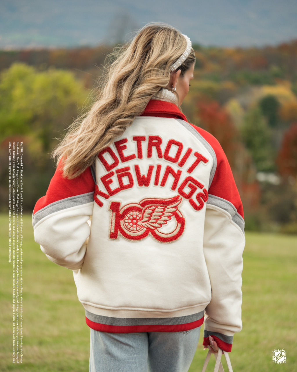 Detroit Red Wings Centennial Varsity Jacket