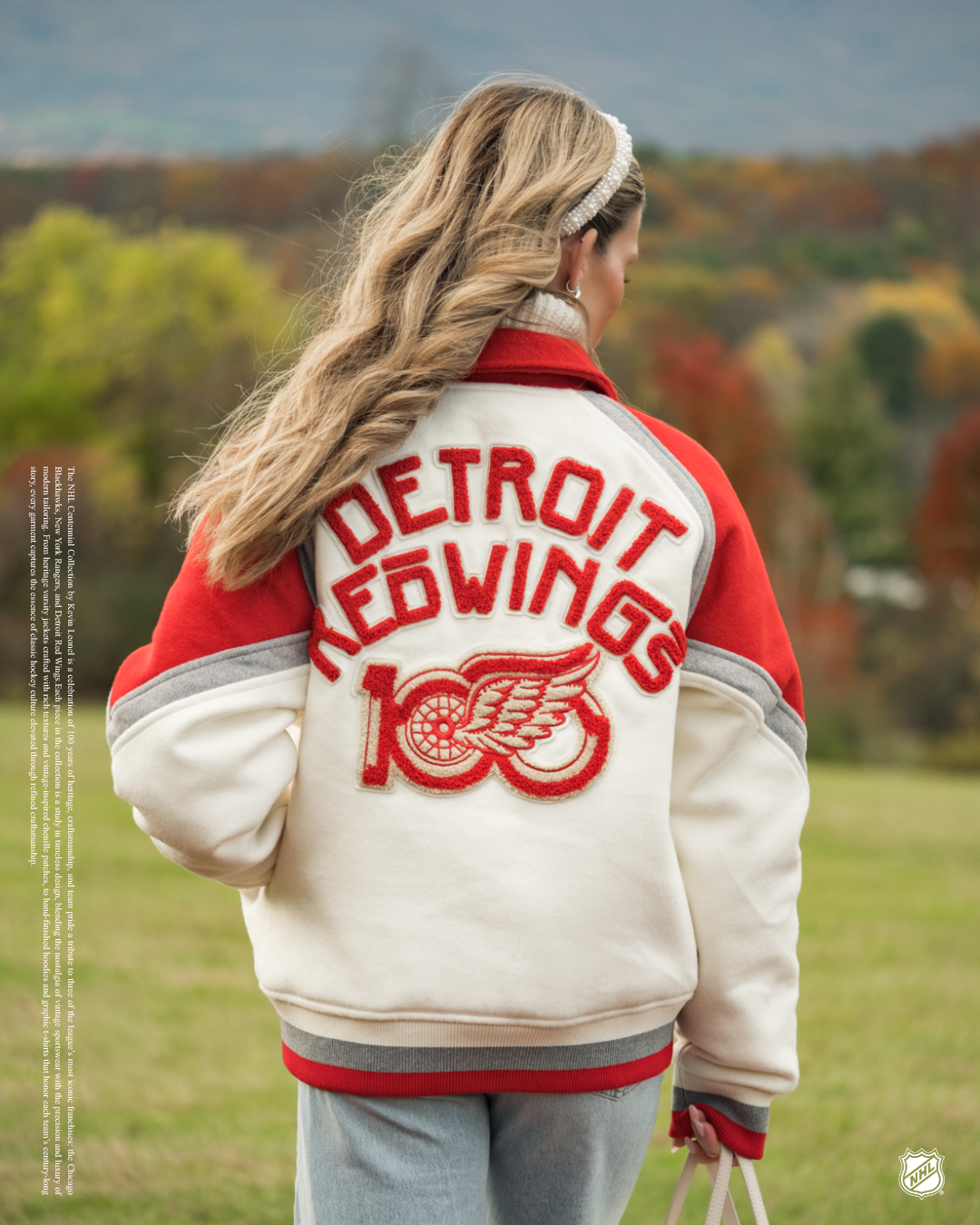 Detroit Red Wings Centennial Varsity Jacket