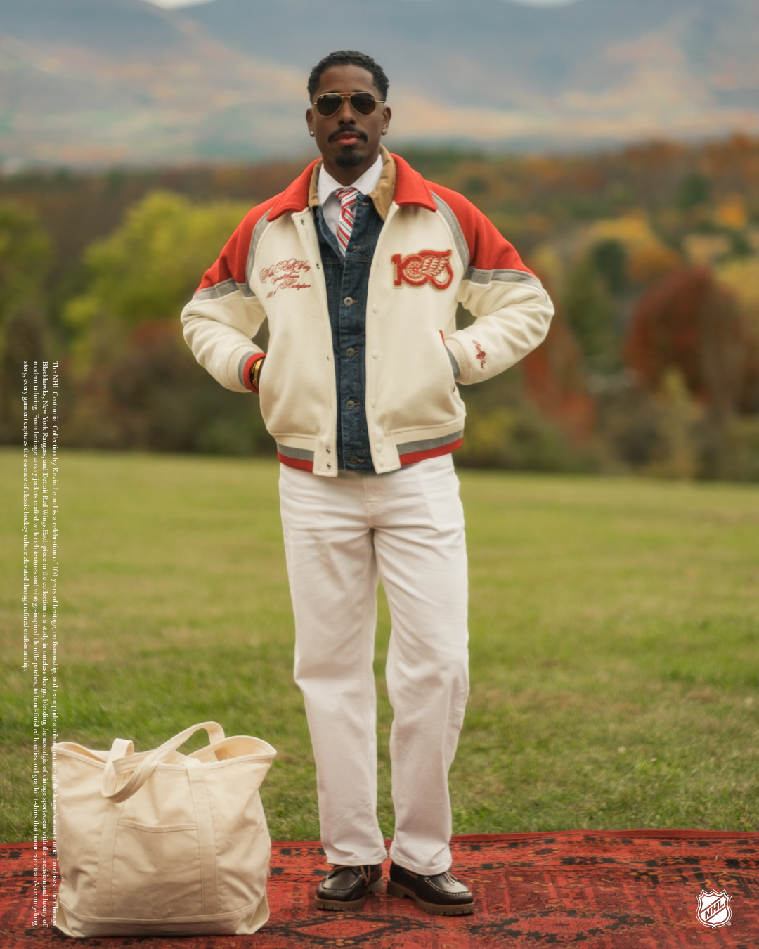 Detroit Red Wings Centennial Varsity Jacket