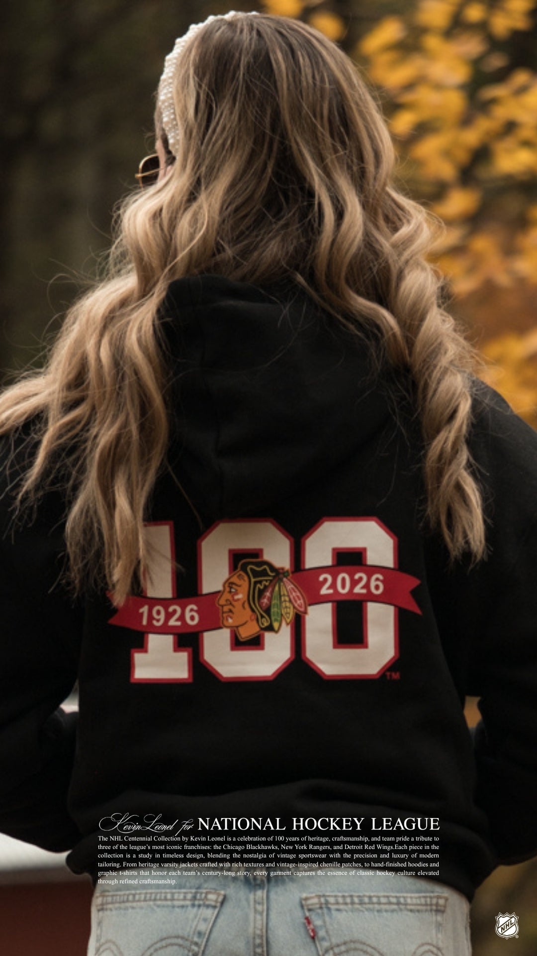 Black Hawks Centennial Hoodie (Pre-Order)