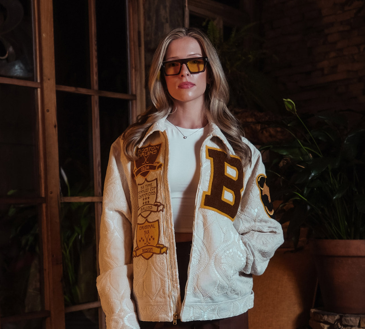 Boston Bruins Crochet Jacket