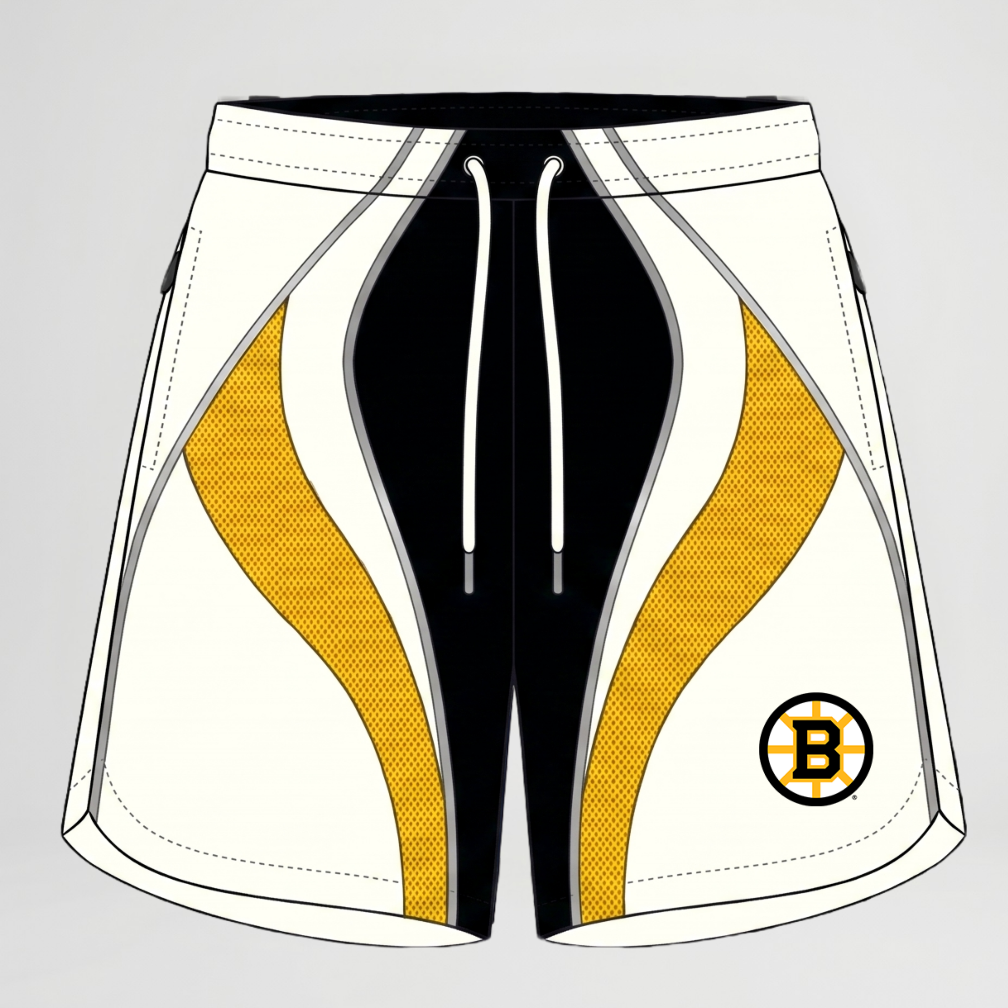 Boston Bruins Windbreaker Shorts