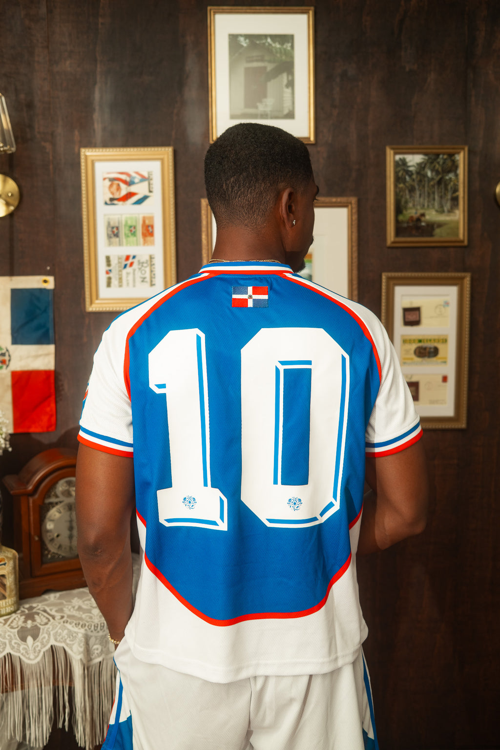 Dominican Republic Heritage Futbol Jersey (Blue)