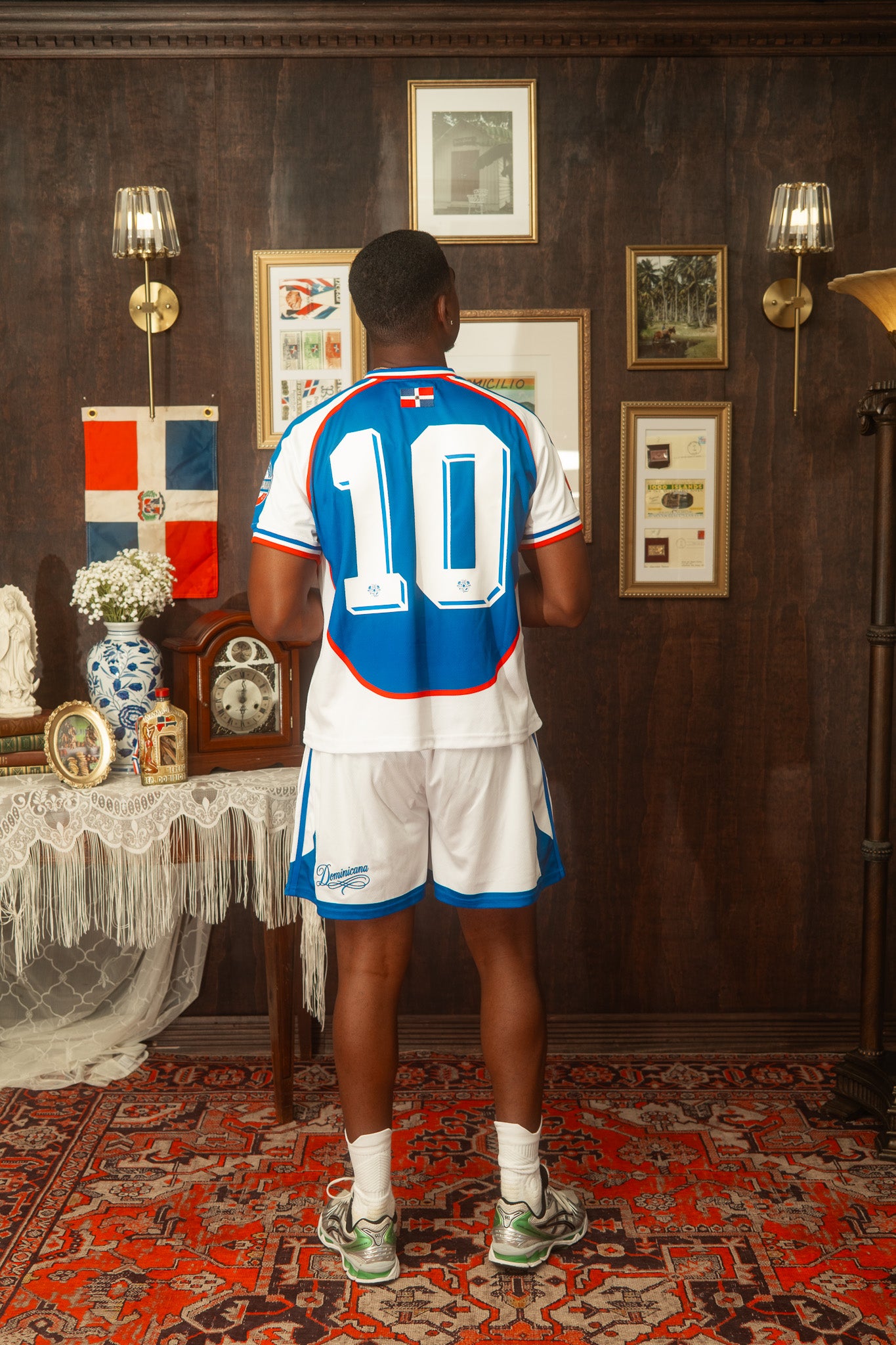 Dominican Republic Heritage Futbol Jersey (Blue)