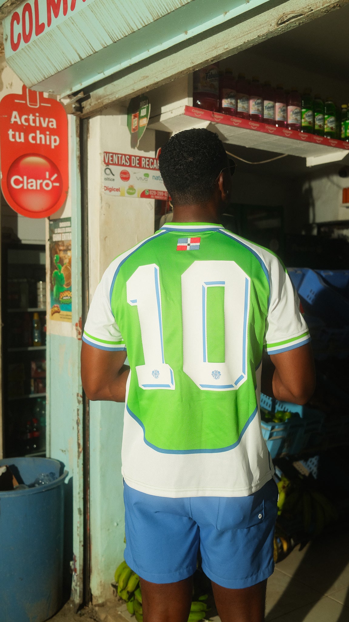 Dominican Republic Heritage Futbol Jersey (Platano) *PRE ORDER 6 WEEKS