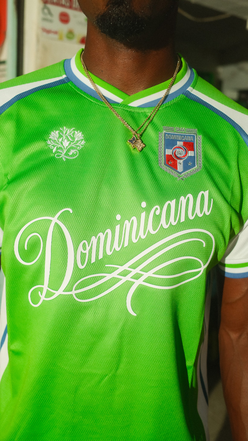 Dominican Republic Heritage Futbol Jersey (Platano) *PRE ORDER 6 WEEKS