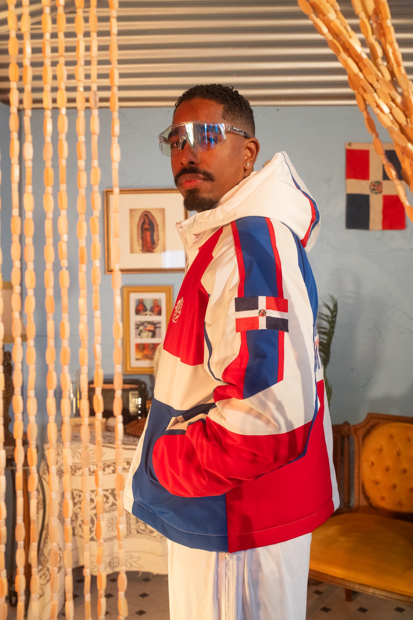 docomo red hurricanesフード付きジャケット República Dominicana Windbreaker – Kevin Leonel