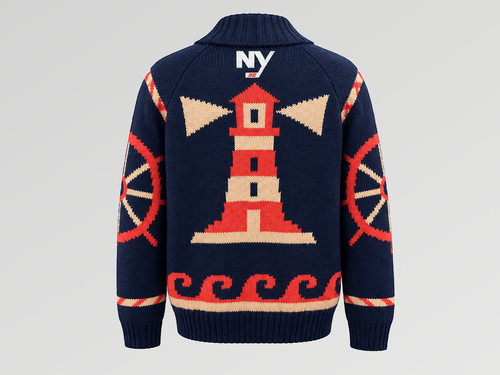 Primary Lighthouse Knitted Sweater
