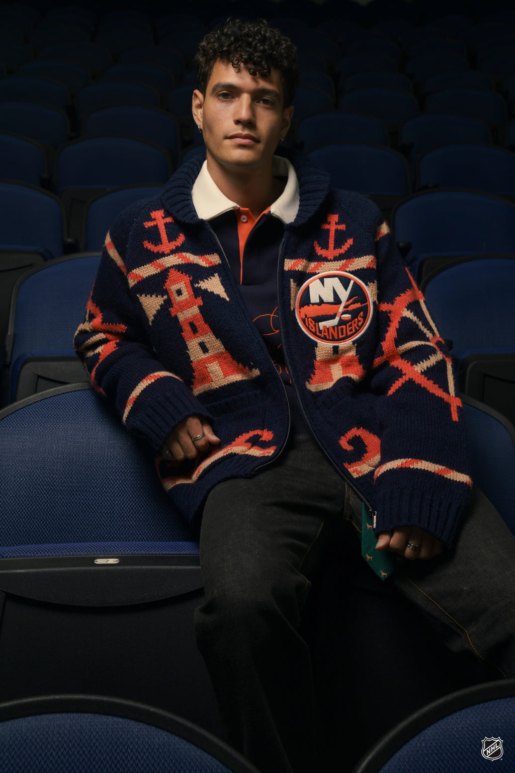 Primary Lighthouse Knitted Sweater
