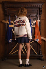 Full back view on model