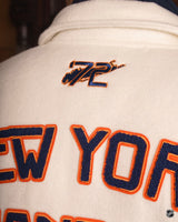 Collar and back embroidery detail