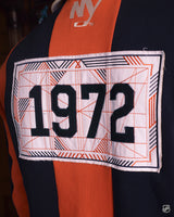 New York Islanders Primary Rugby Striped Shirt — Orange & Navy