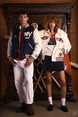 New York Islanders Alternate Varsity Jacket — Navy & White