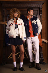 New York Islanders Alternate Varsity Jacket — Navy & White