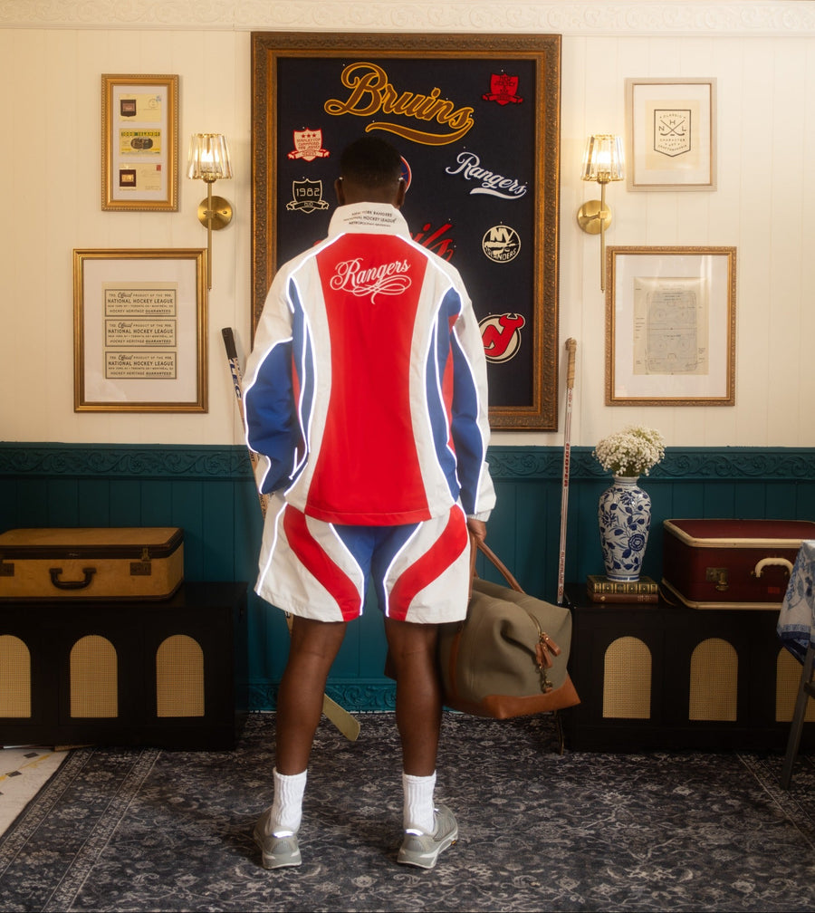 Kevin Leonel windbreaker collection — lifestyle campaign photograph