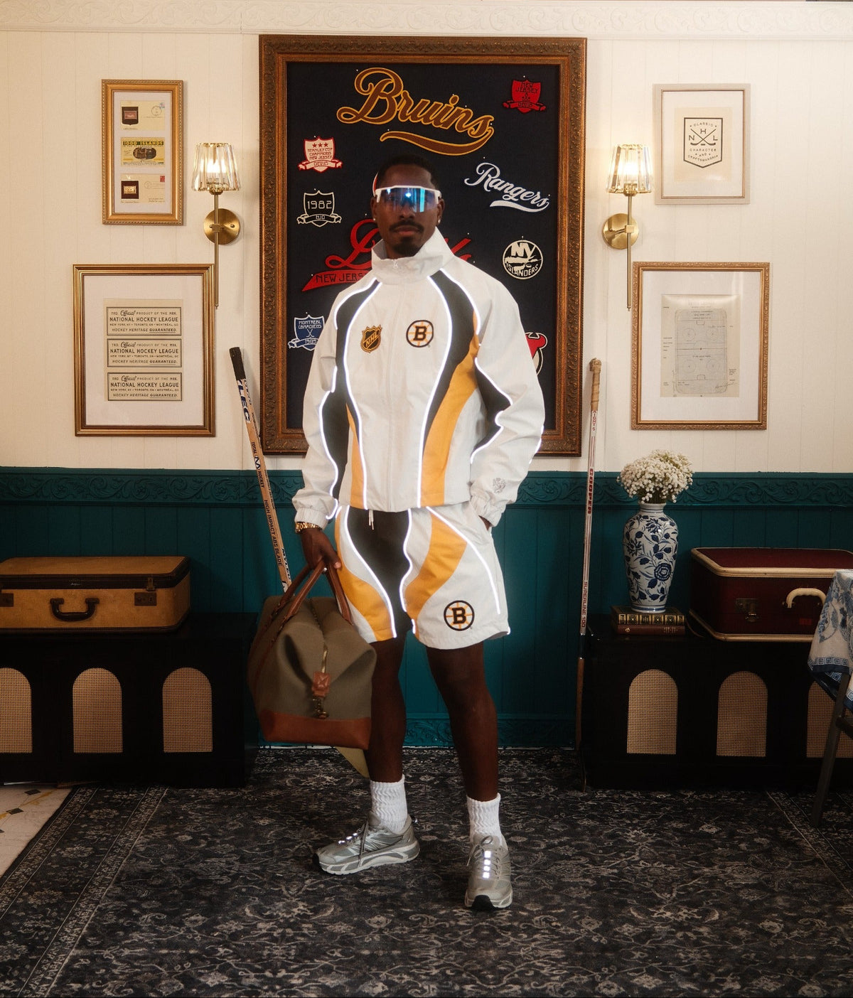 Kevin Leonel windbreaker collection — lifestyle campaign photograph