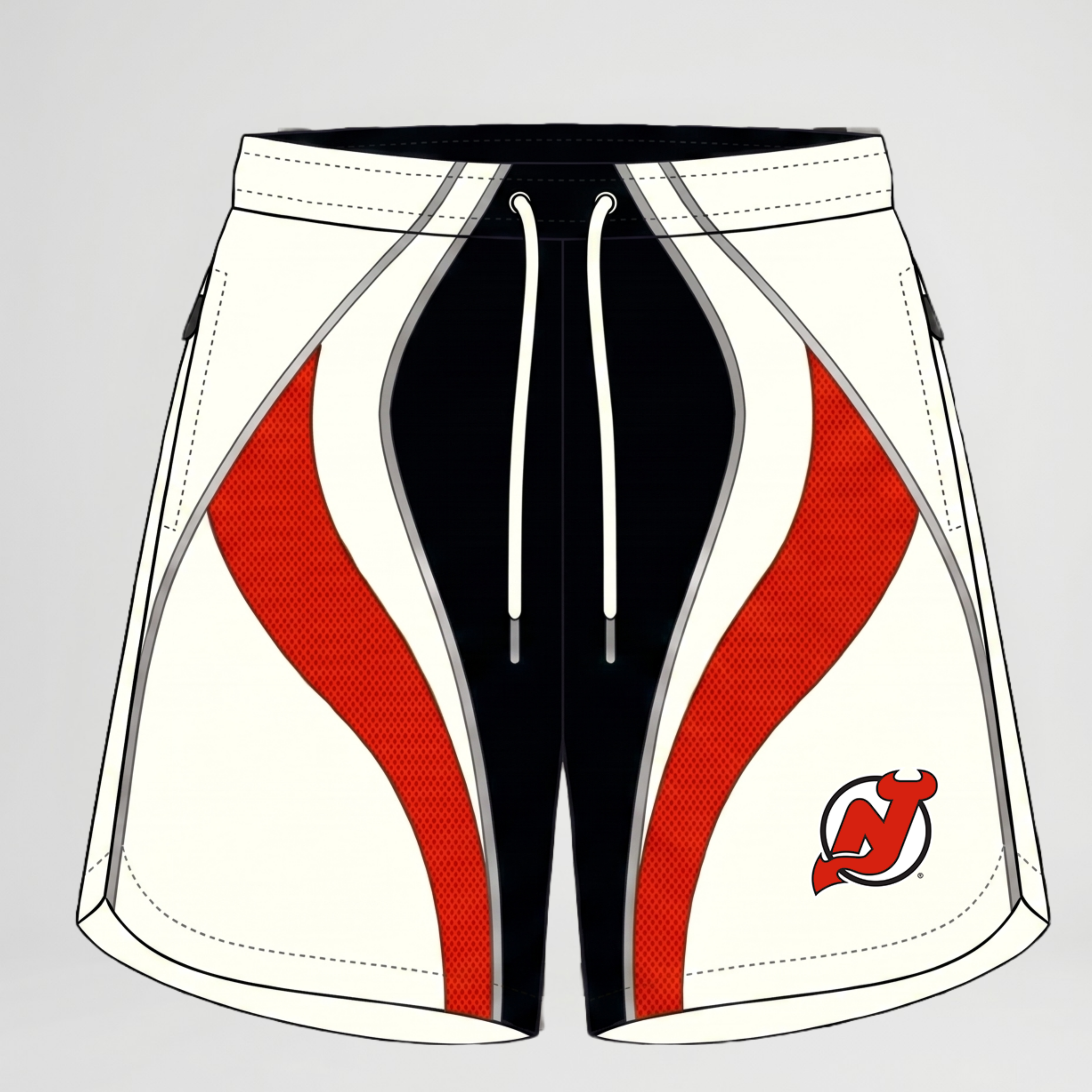 New Jersey Devils Windbreaker Shorts