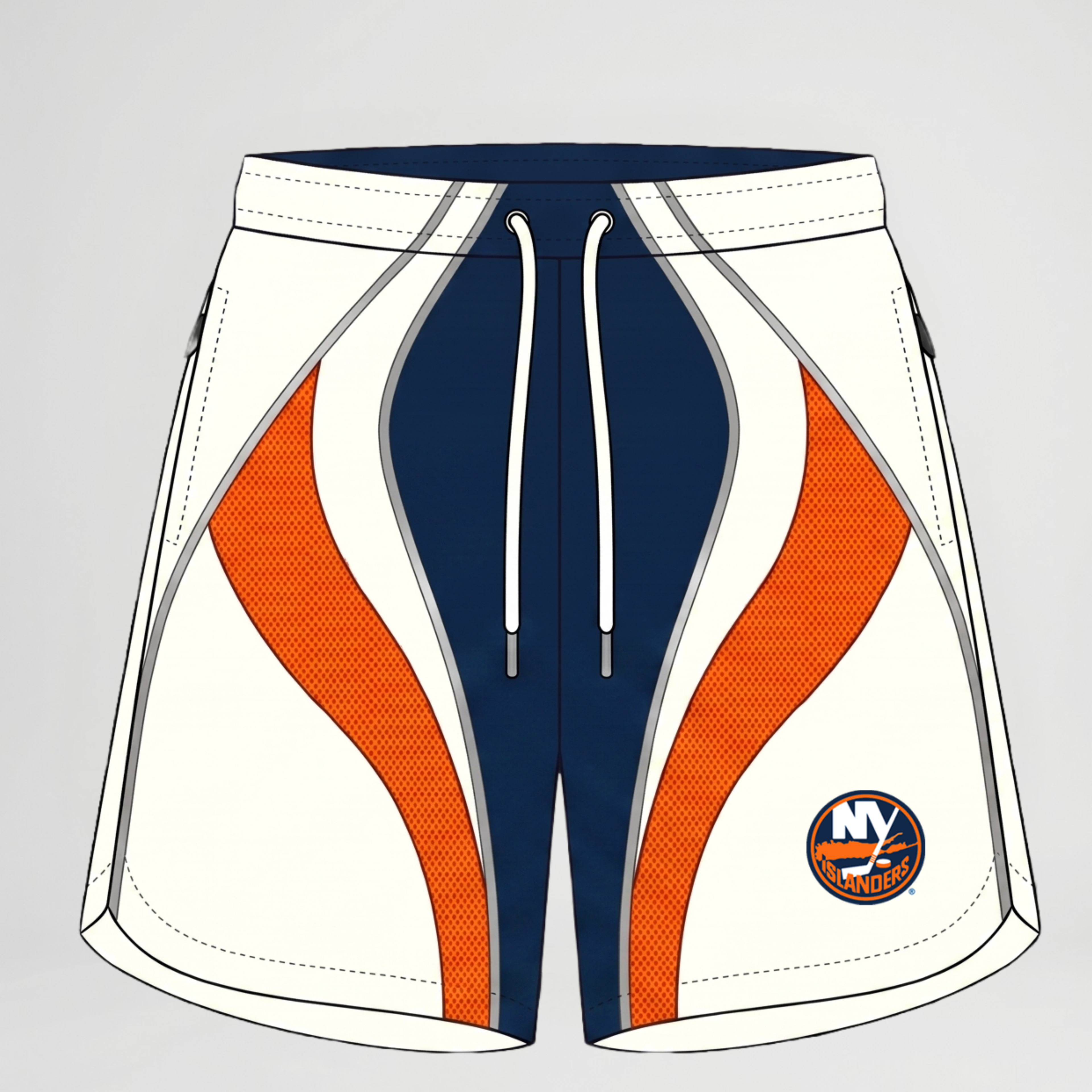 New York Islander Windbreaker Shorts