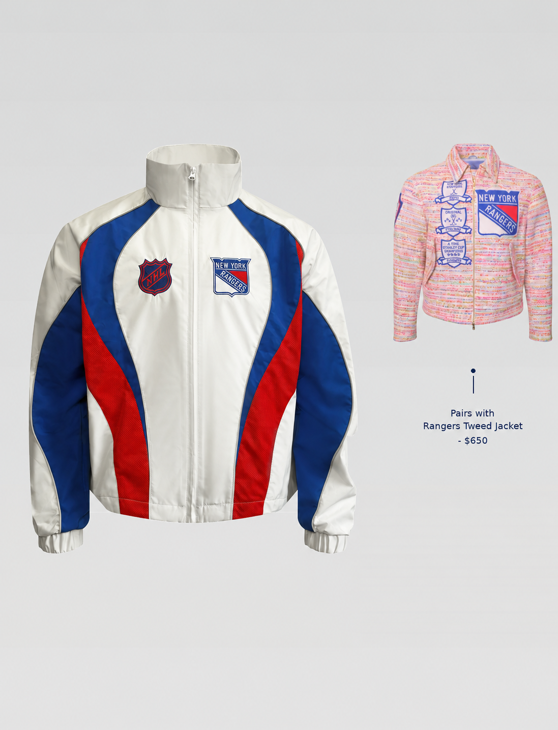 New York Rangers Windbreaker