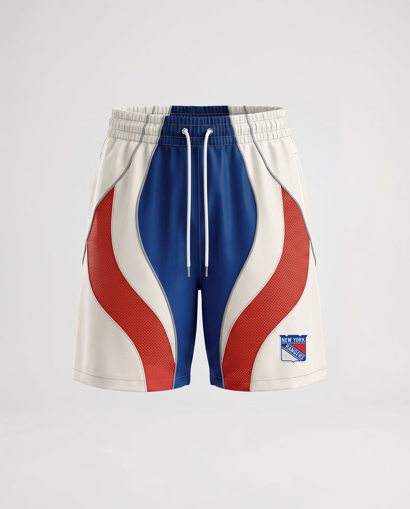 New York Rangers Windbreaker Shorts