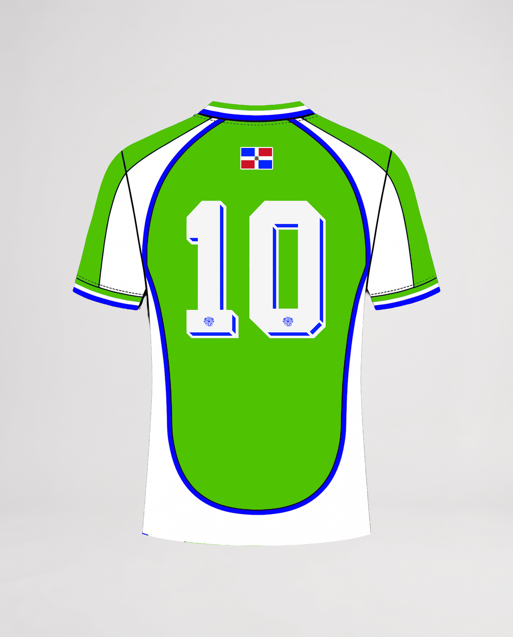 Dominican Republic Heritage Futbol Jersey (Platano) *PRE ORDER 6 WEEKS