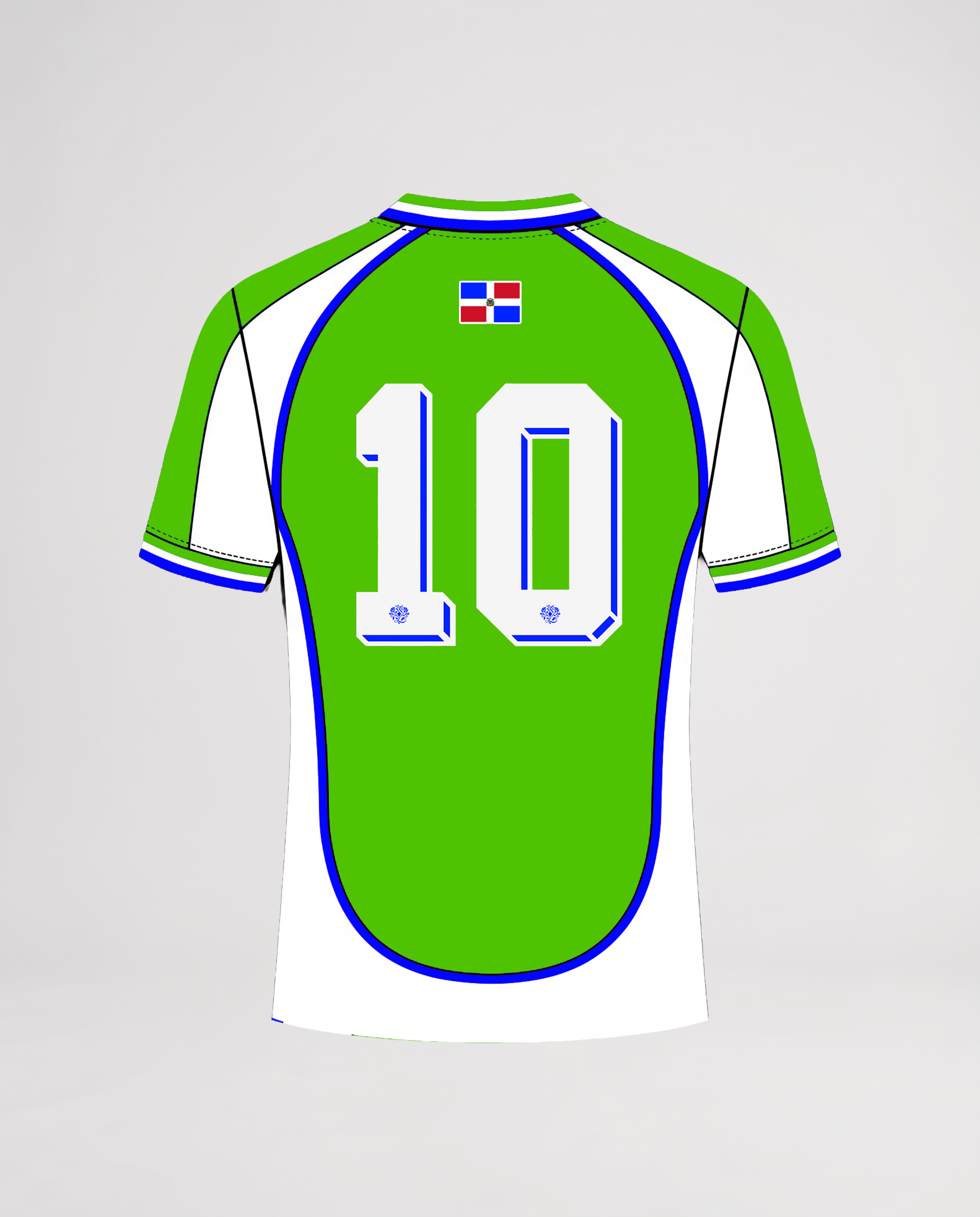 Dominican Republic Heritage Futbol Jersey (Platano) *PRE ORDER 6 WEEKS